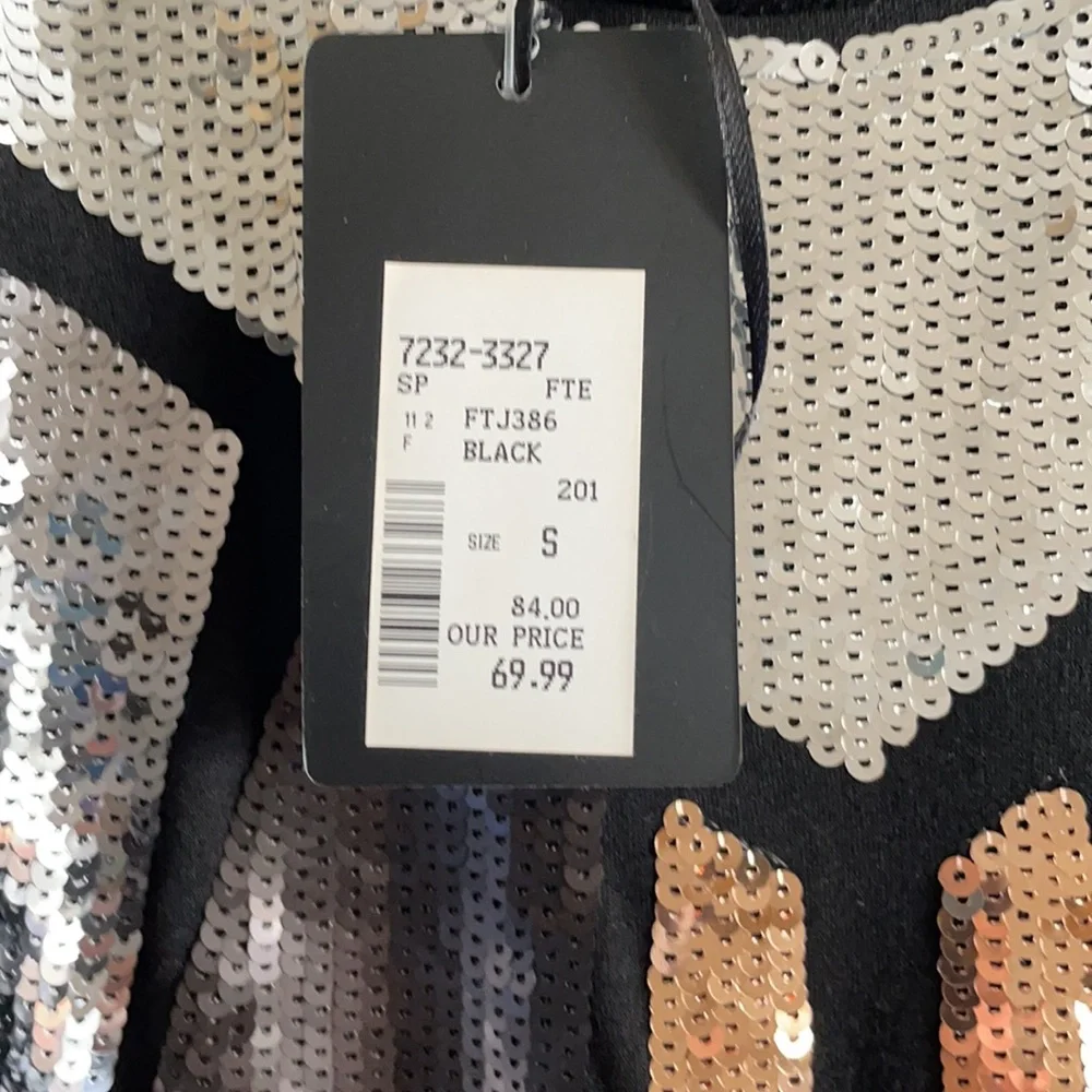 FATE Elegant Sequined Shift Dress. New With Tags. Size Small - Picture 9 of 11